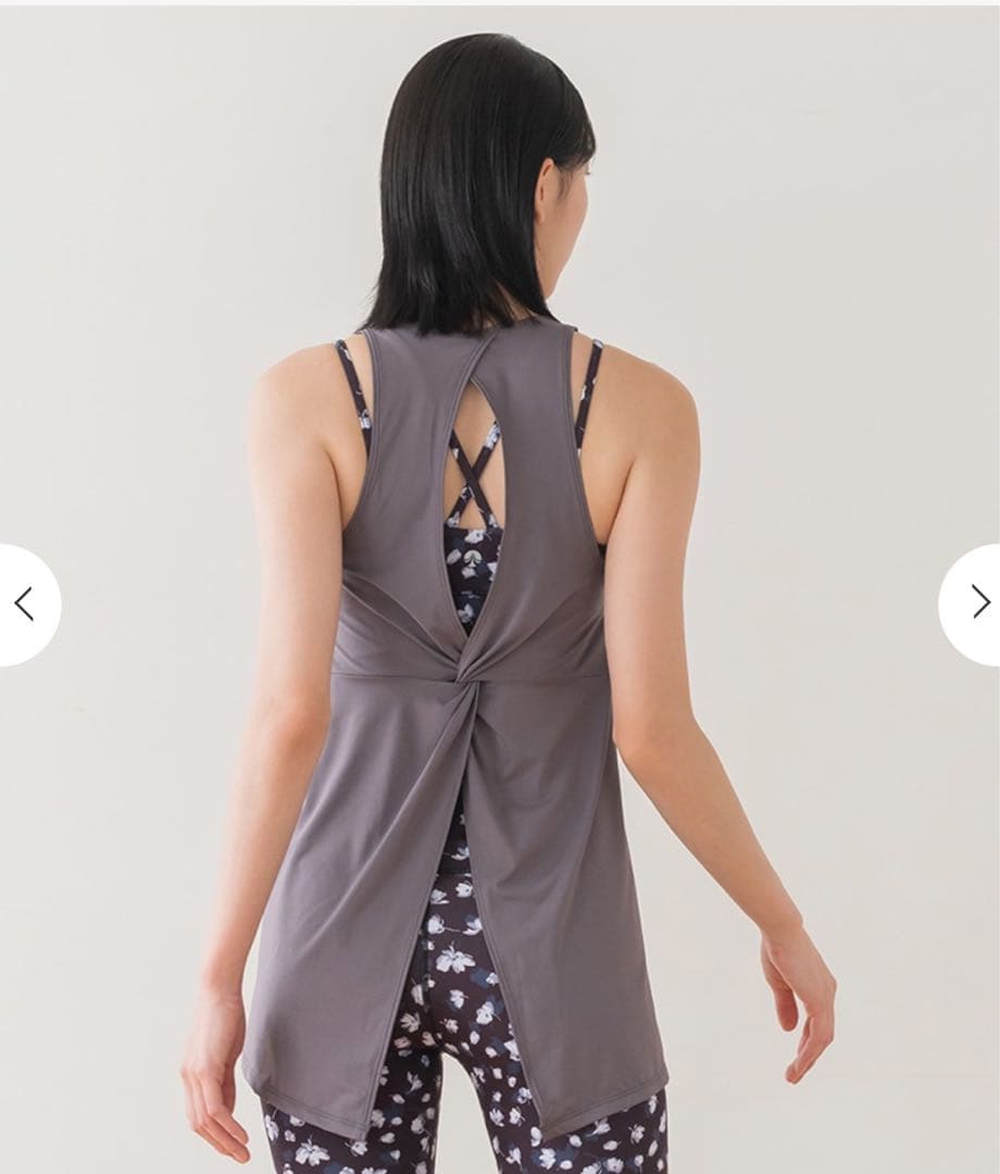 SUKALA フラワープリントセパレートタンクトップ　Lサイズ