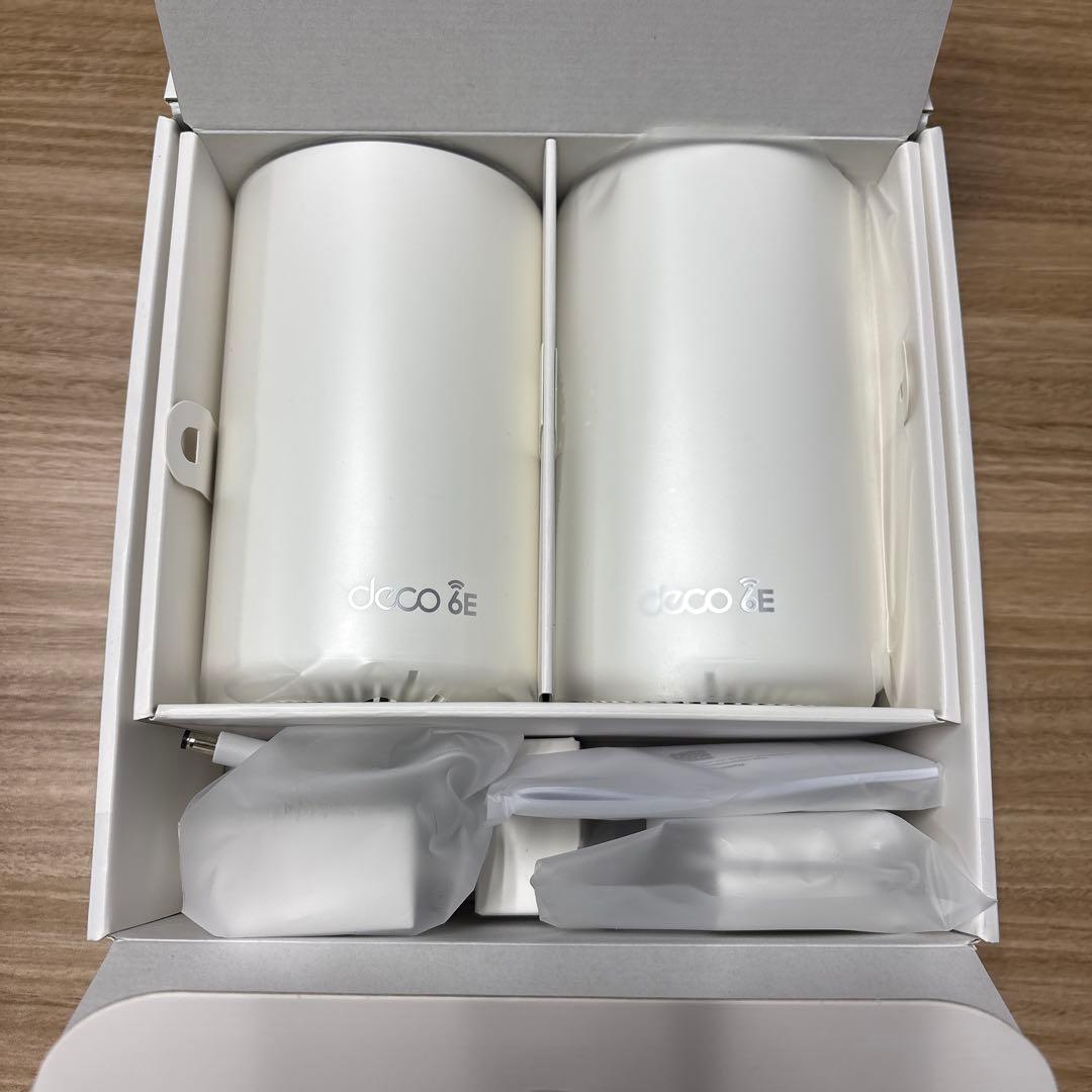 ほぼ新品・TP-Link Deco AXE5400 Wi-Fi 6E ルーター