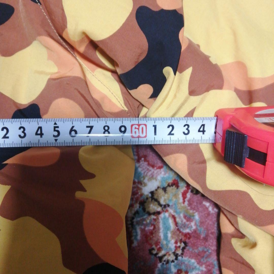 BAPE プルオーバージャケット オレンジ カモ 迷彩