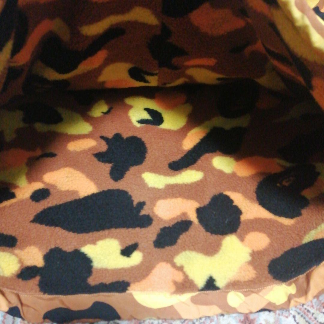 BAPE プルオーバージャケット オレンジ カモ 迷彩