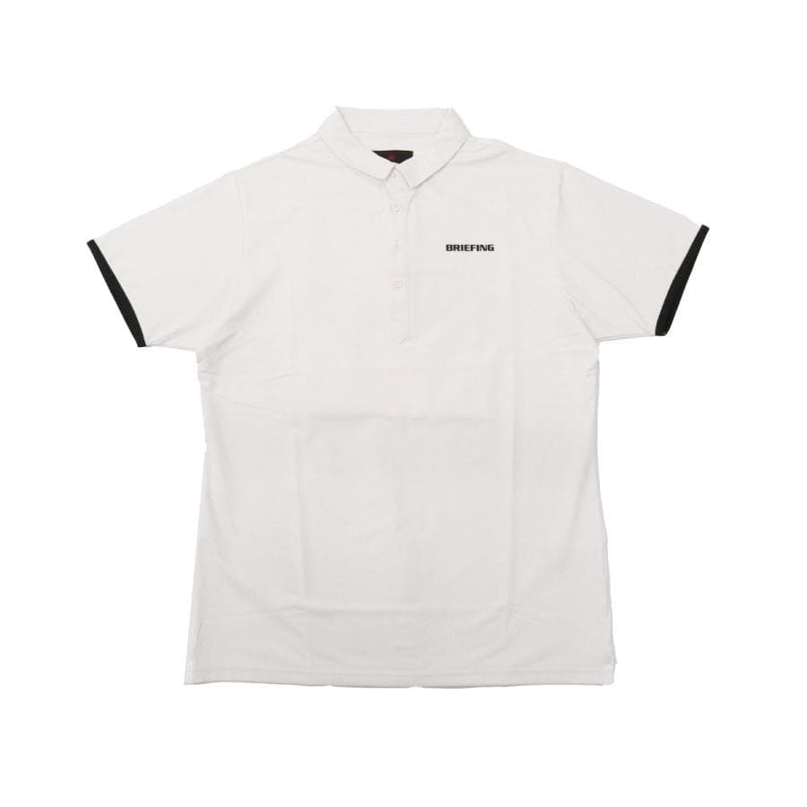 ⓁBRIEFING GOLF ブリーフィングゴルフパンチングメッシュシャツ白