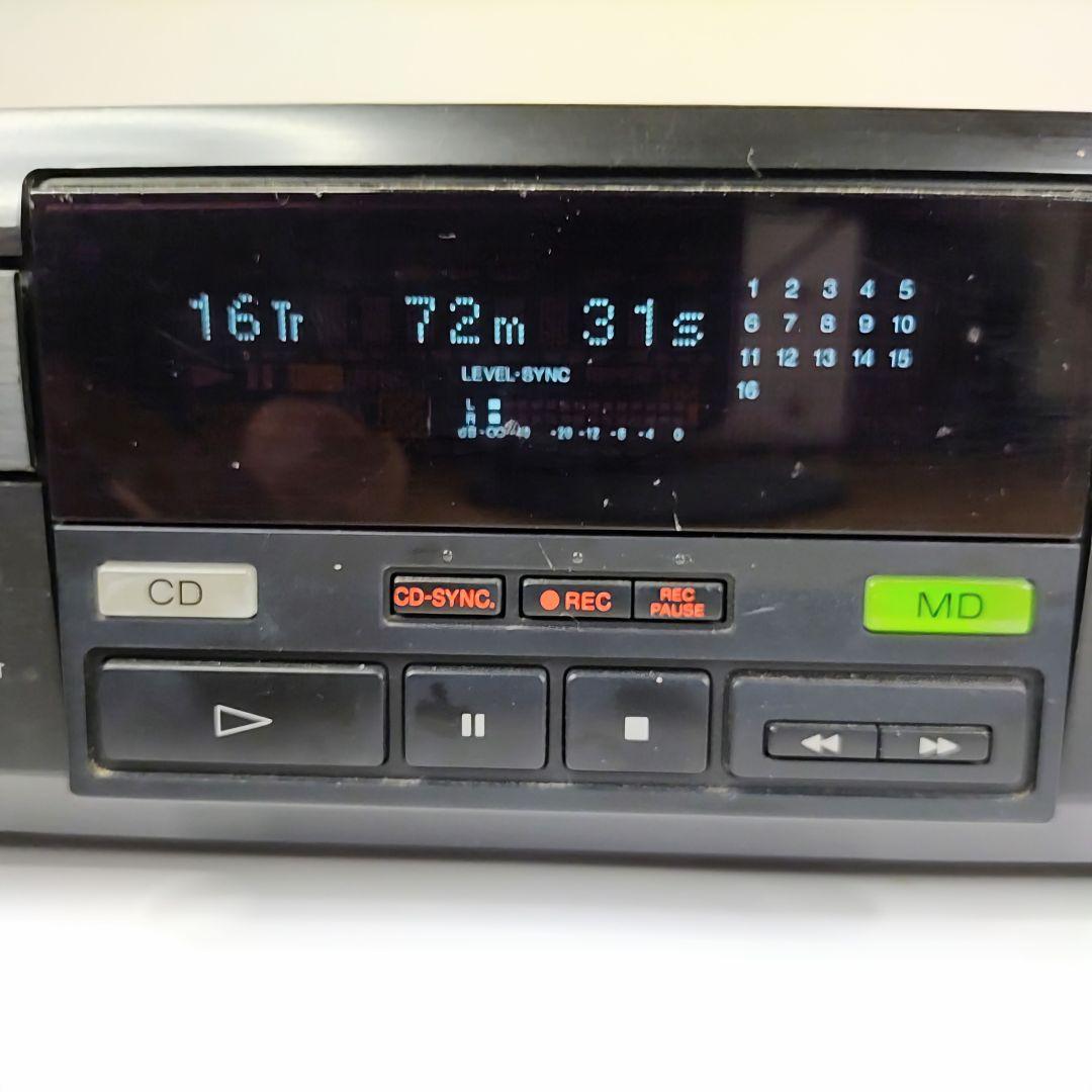 【稼働品】SONY ソニー CD/MDデッキ MXD-D1 メンテナンス済