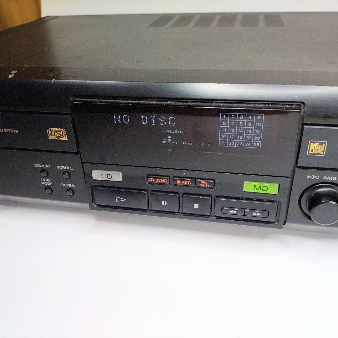 【稼働品】SONY ソニー CD/MDデッキ MXD-D1 メンテナンス済