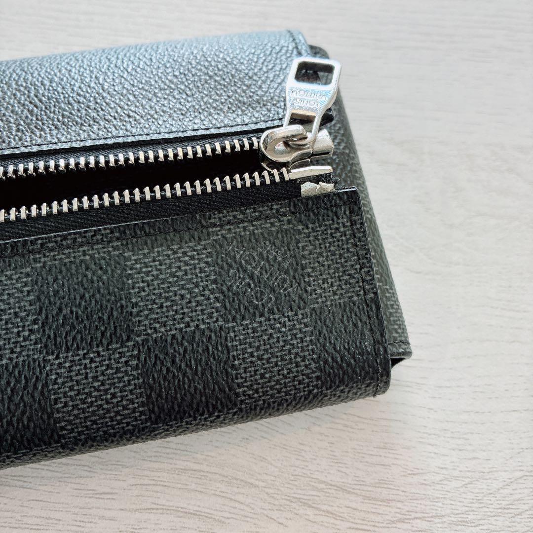 美品 ルイヴィトン ダミエ グラフィット エキュイ エクスペール ペンケース