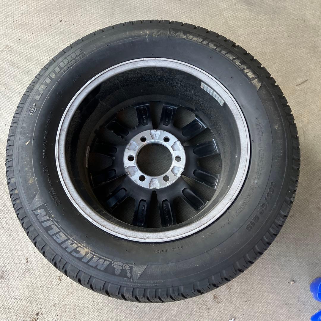 トヨタ150後期プラド令和4年ブラックエディション タイヤ ホイール スペア1本
