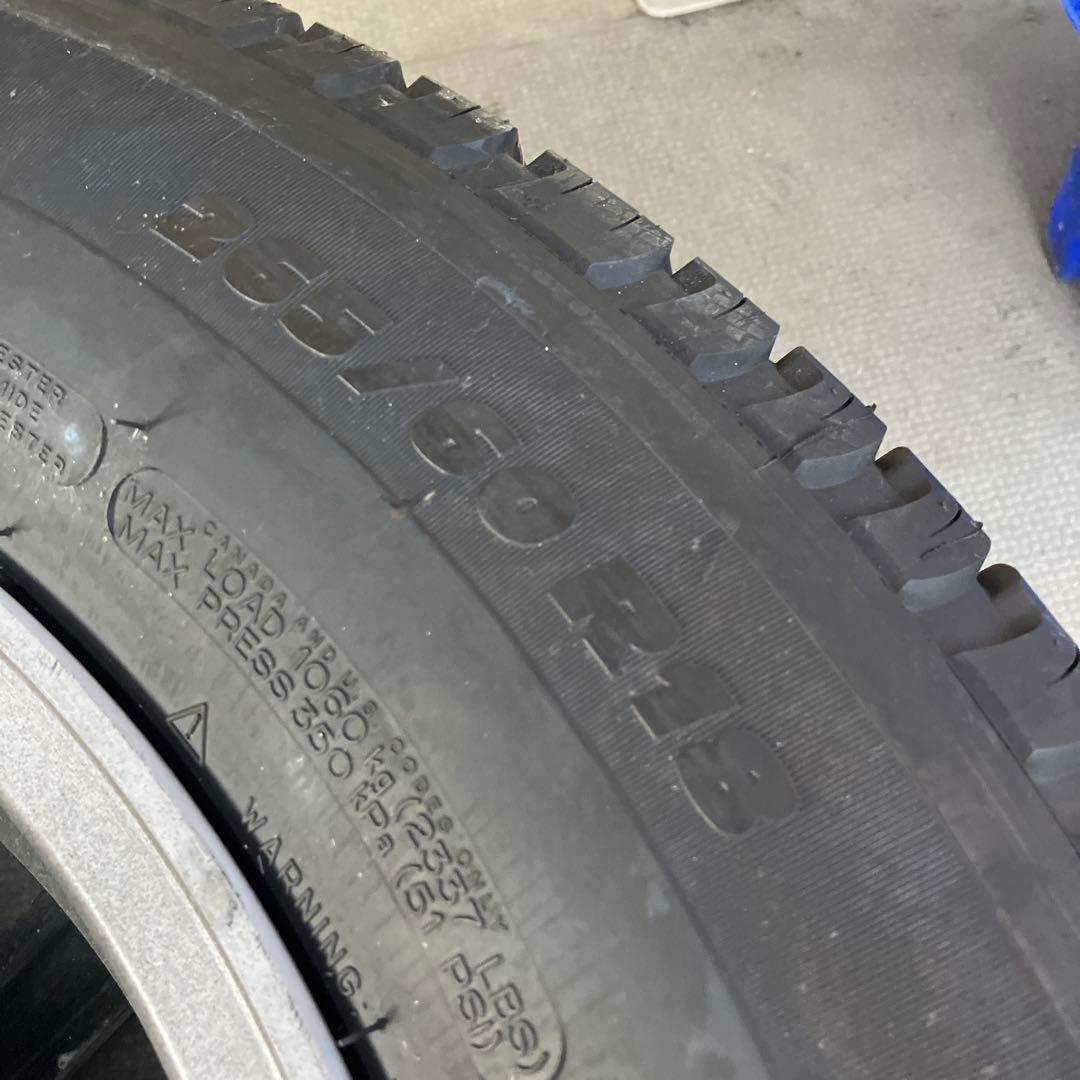 トヨタ150後期プラド令和4年ブラックエディション タイヤ ホイール スペア1本