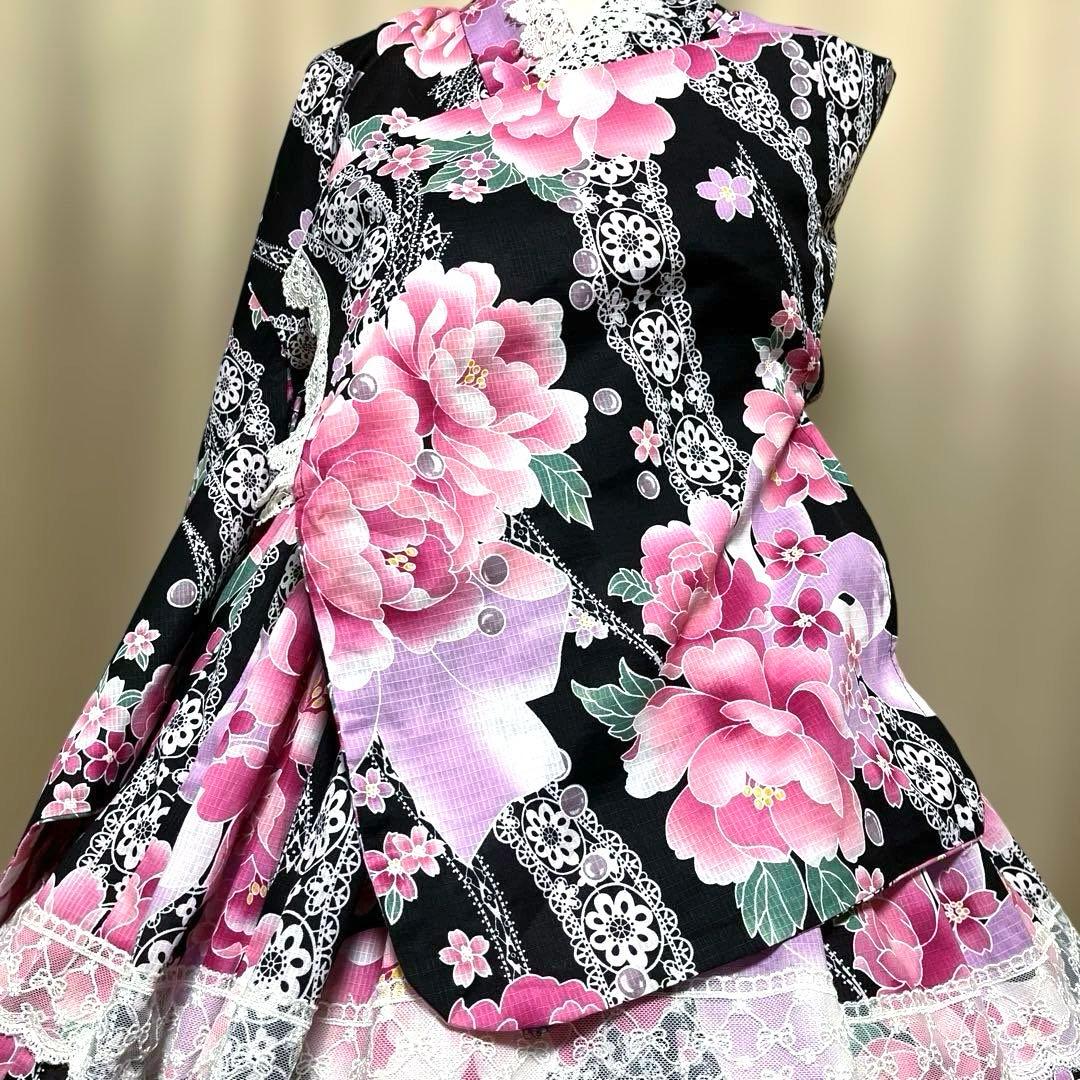 AD⑧浴衣　地雷系　量産型　ドレス　姫ギャル