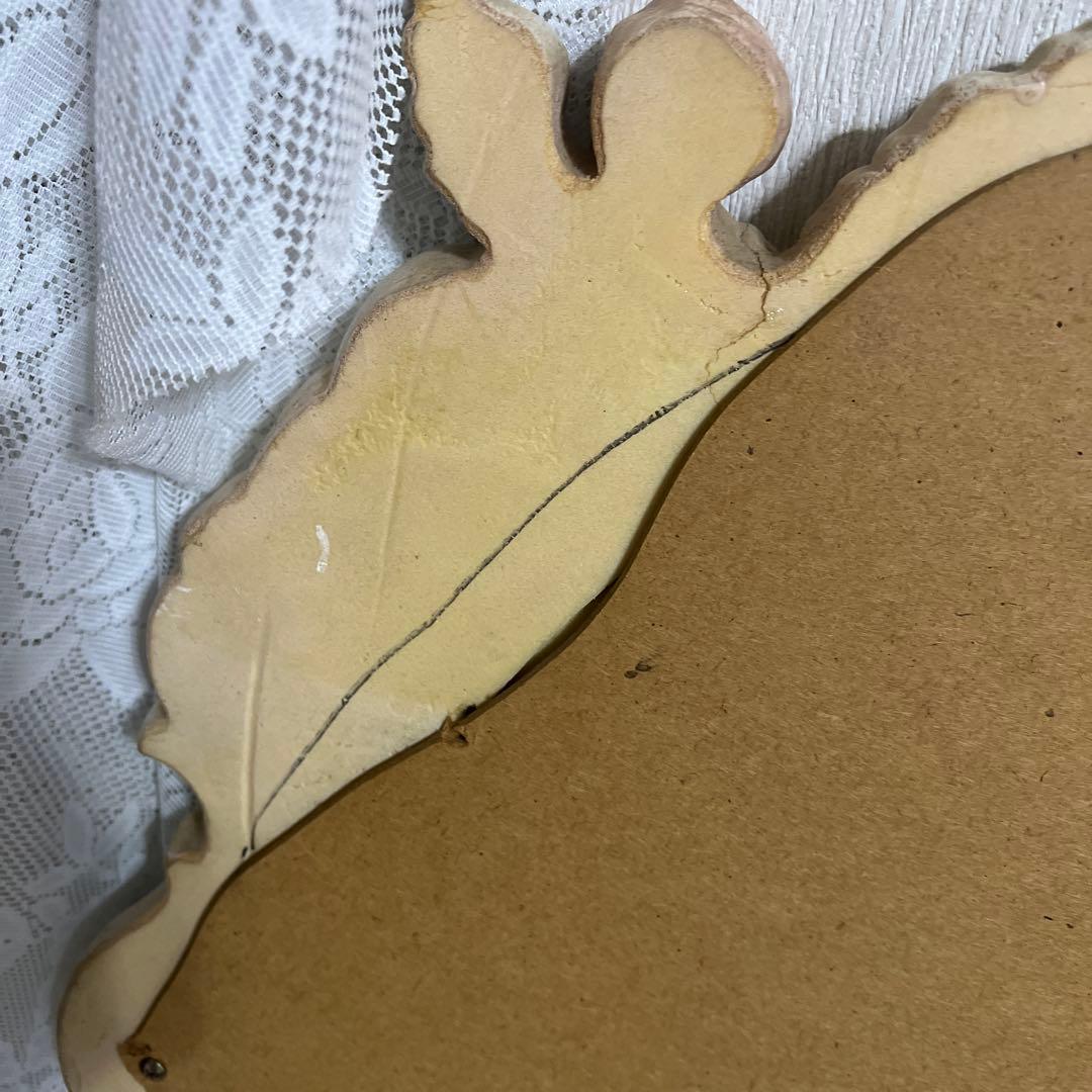 ロココ調　姿見　大型ミラー　ひび割れ加工　クラック加工