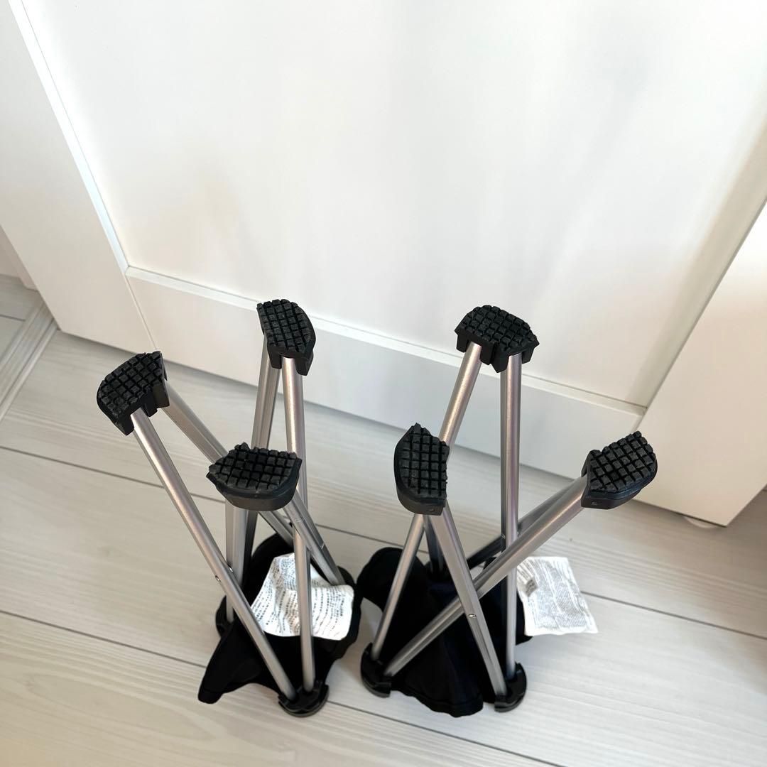 モンベル L.W.トレールチェア33 mont-bell ブラック 2脚セット