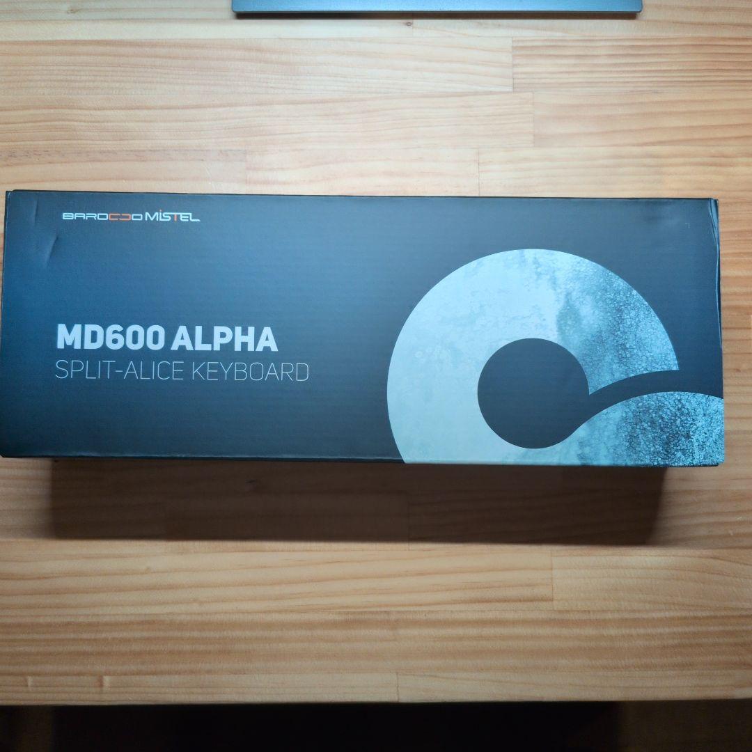 MISTEL MD600 ALPHA 静音赤軸 分割キーボード
