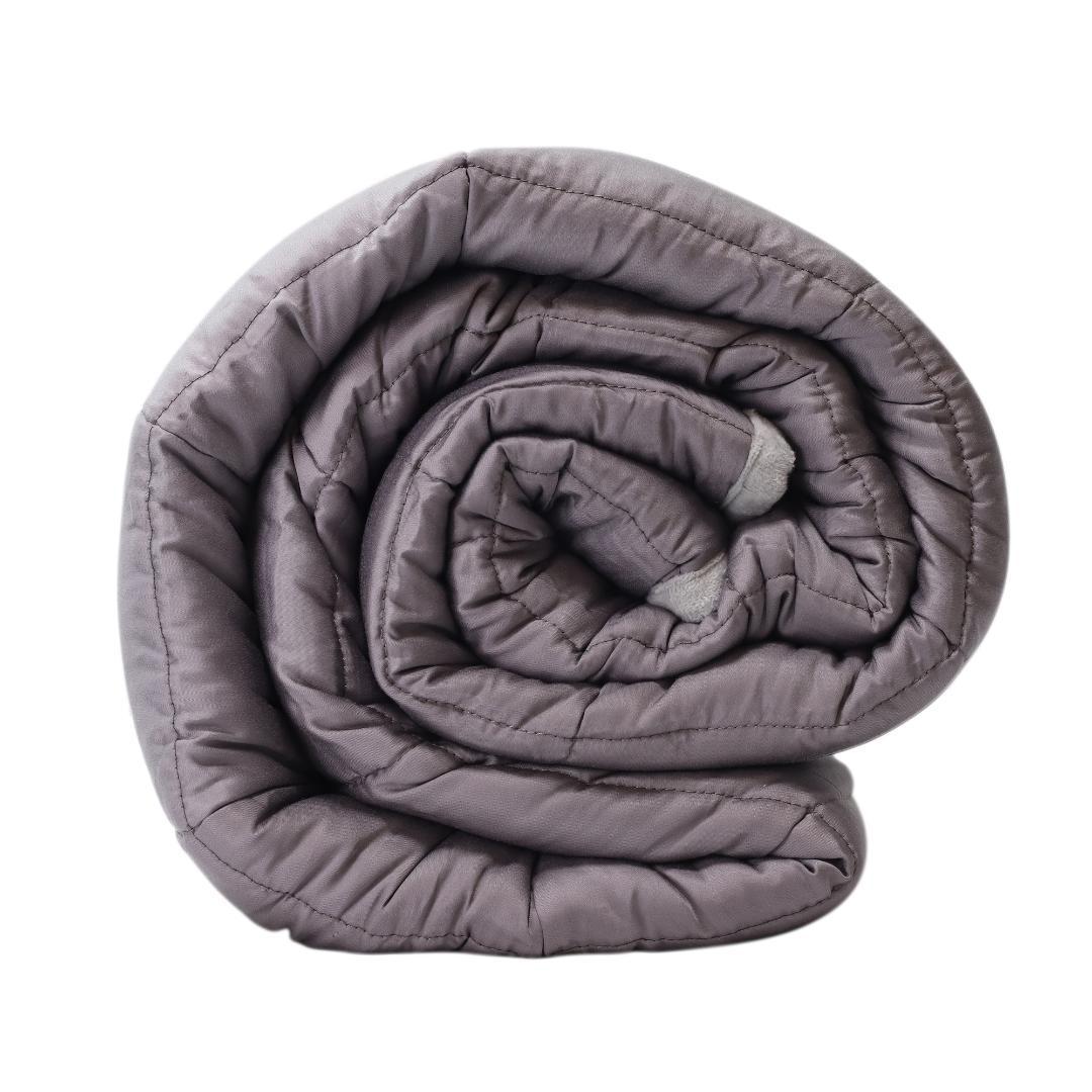 【訳あり】ハグラビ ウェイトブランケット/ライトグレー・M(約9Kg)・ダブル