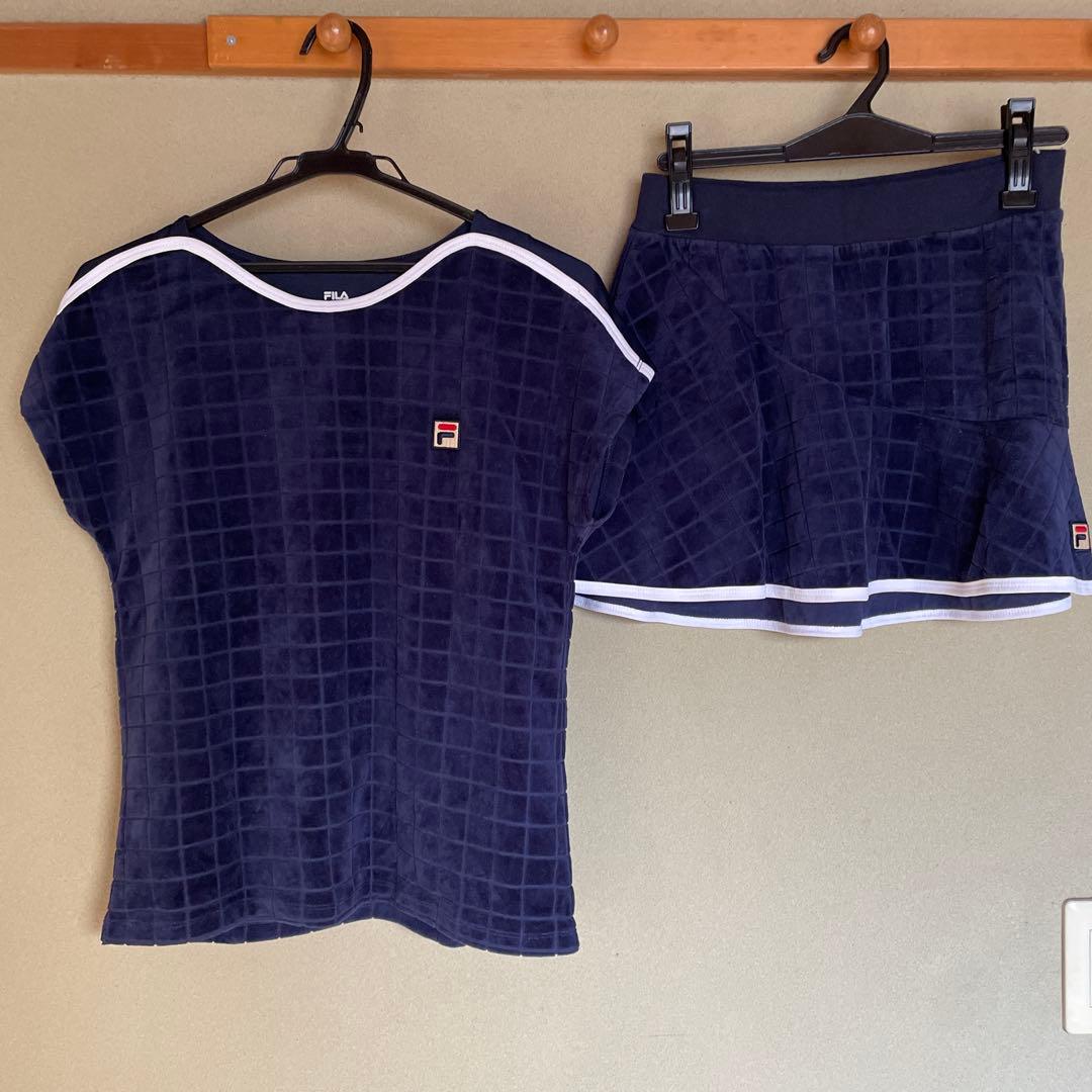 FILA新品ベロアセットアップテニスウェア
