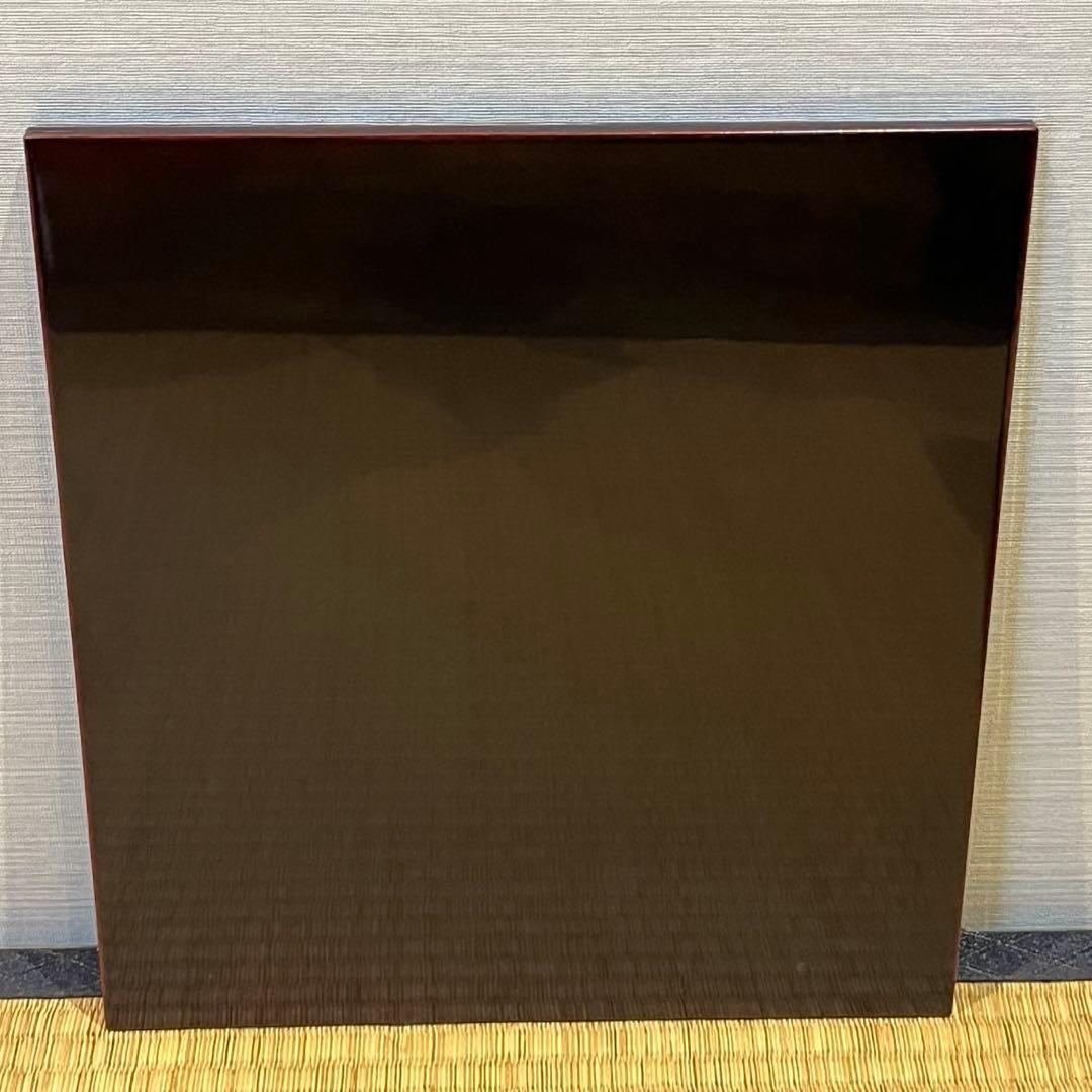 輪島塗 糸巻透し二重棚 共箱 炉・風炉用 茶道具