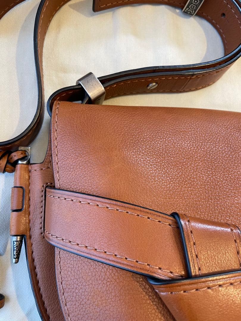 ロエベ　LOEWE ゲート　ショルダーバッグ　ブラウン