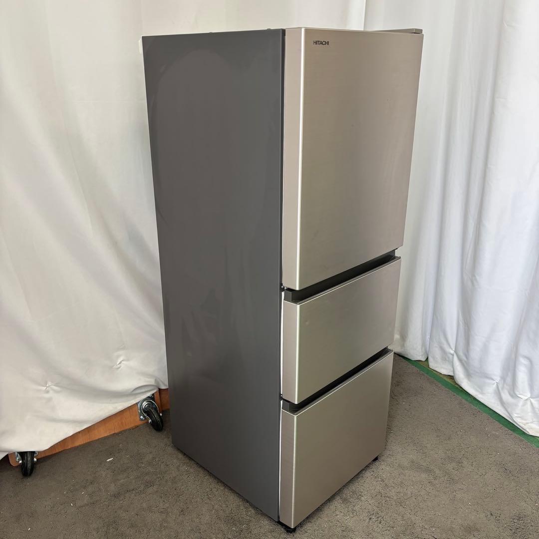 493⭕️冷蔵庫　日立　大型　250ℓ　右開　設置無料　安い　綺麗　メタリック