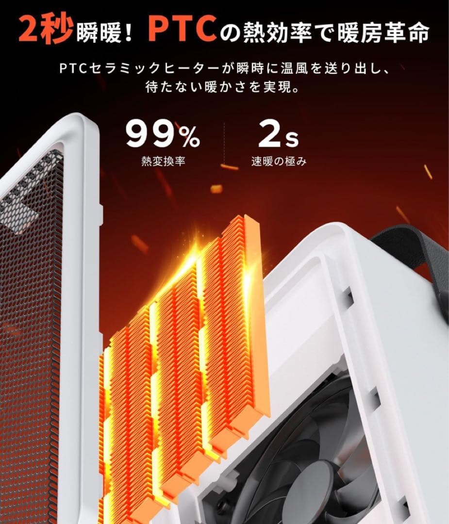 BOTISONE セラミックヒーター 6箱　小型 コンパクト　2025