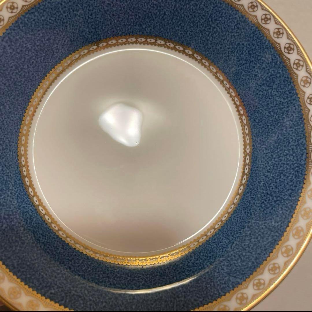 ウェッジウッド　ユーランダー　パウダーブルー　サラダボウル　デザートプレート