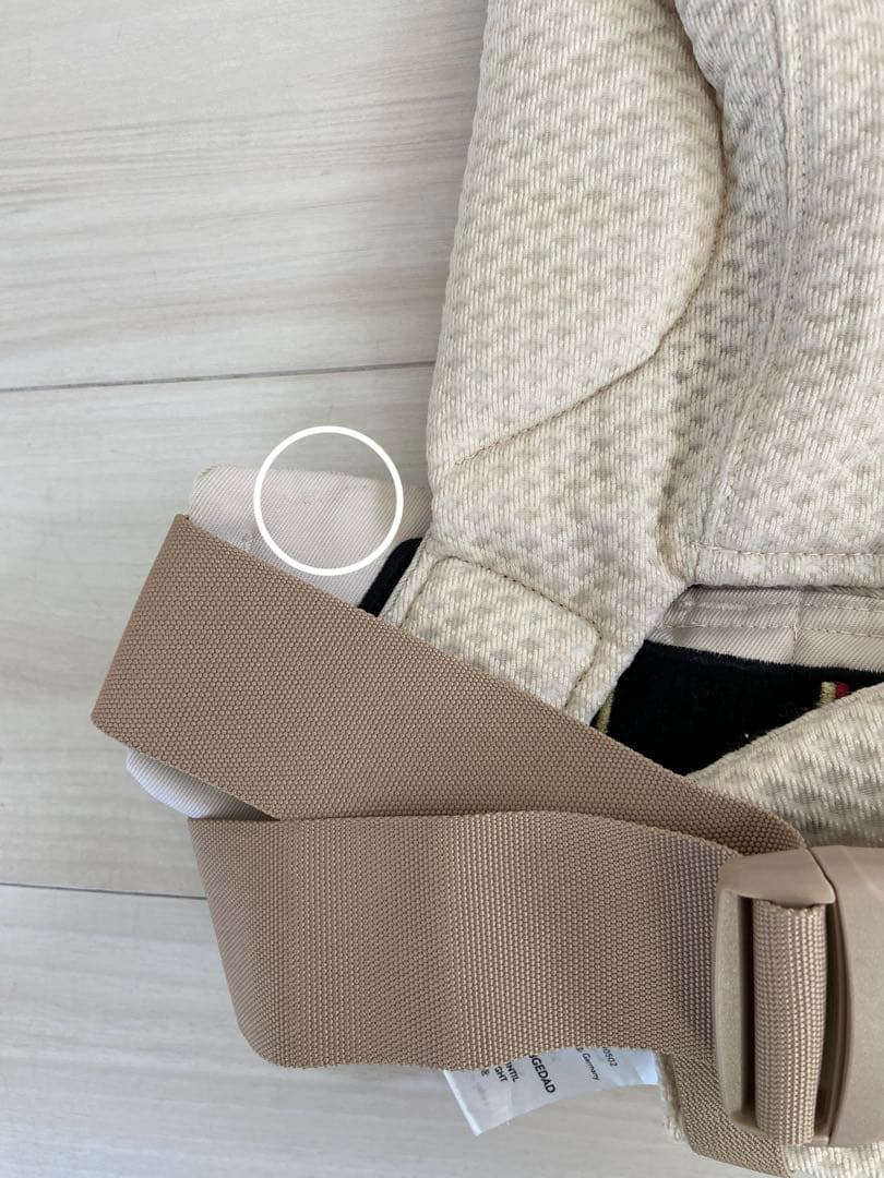 【美品】エルゴベビー オムニブリーズ ナチュラルベージュ　カバー付き