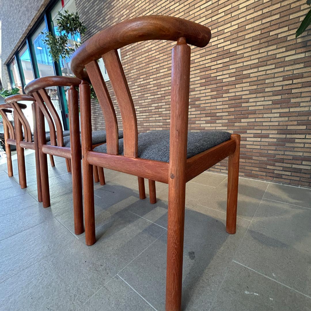 【希少】♥北欧 Uldum Møbelfabrik ダイニングチェア　4脚セット