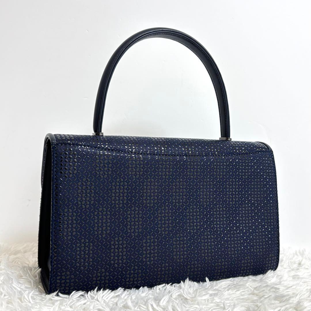 【極美品】 印傳屋 INDEN-YA ハンドバッグ 漆塗り 鹿革 フォーマル