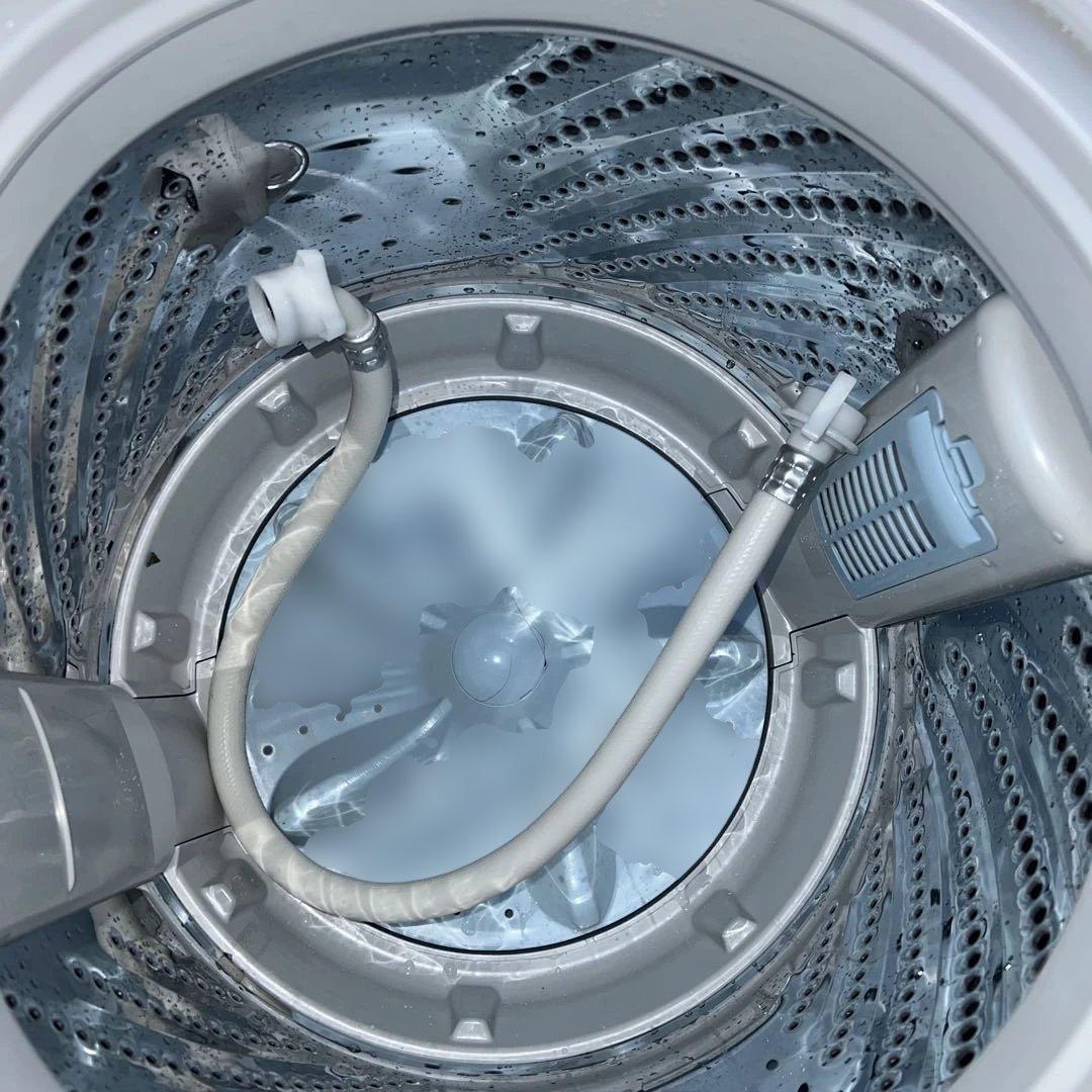 ⭐︎ハイセンス/新生活応援2点セット/冷蔵庫ガラスモデル/洗濯機5.5㌔