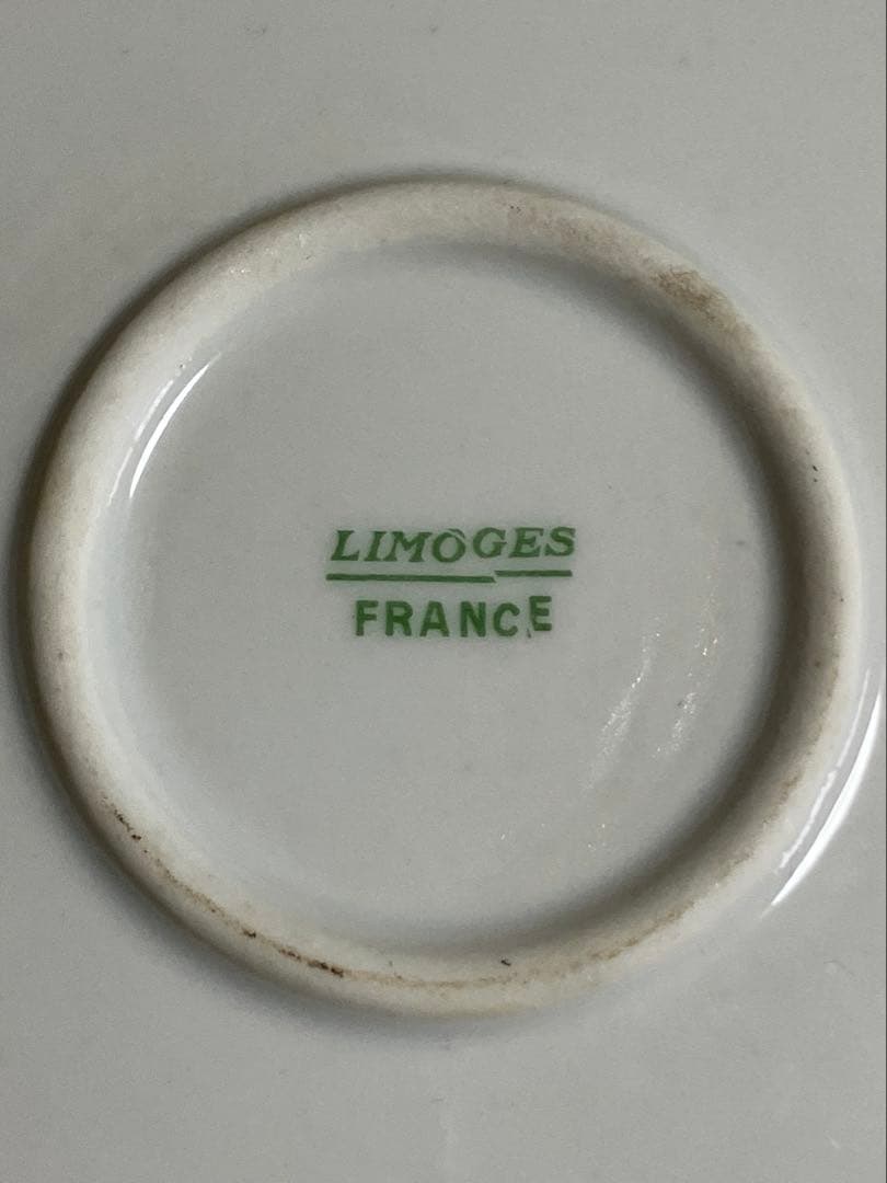 希少　アンティーク　LlMOGES リモージュ France 子供用保温皿