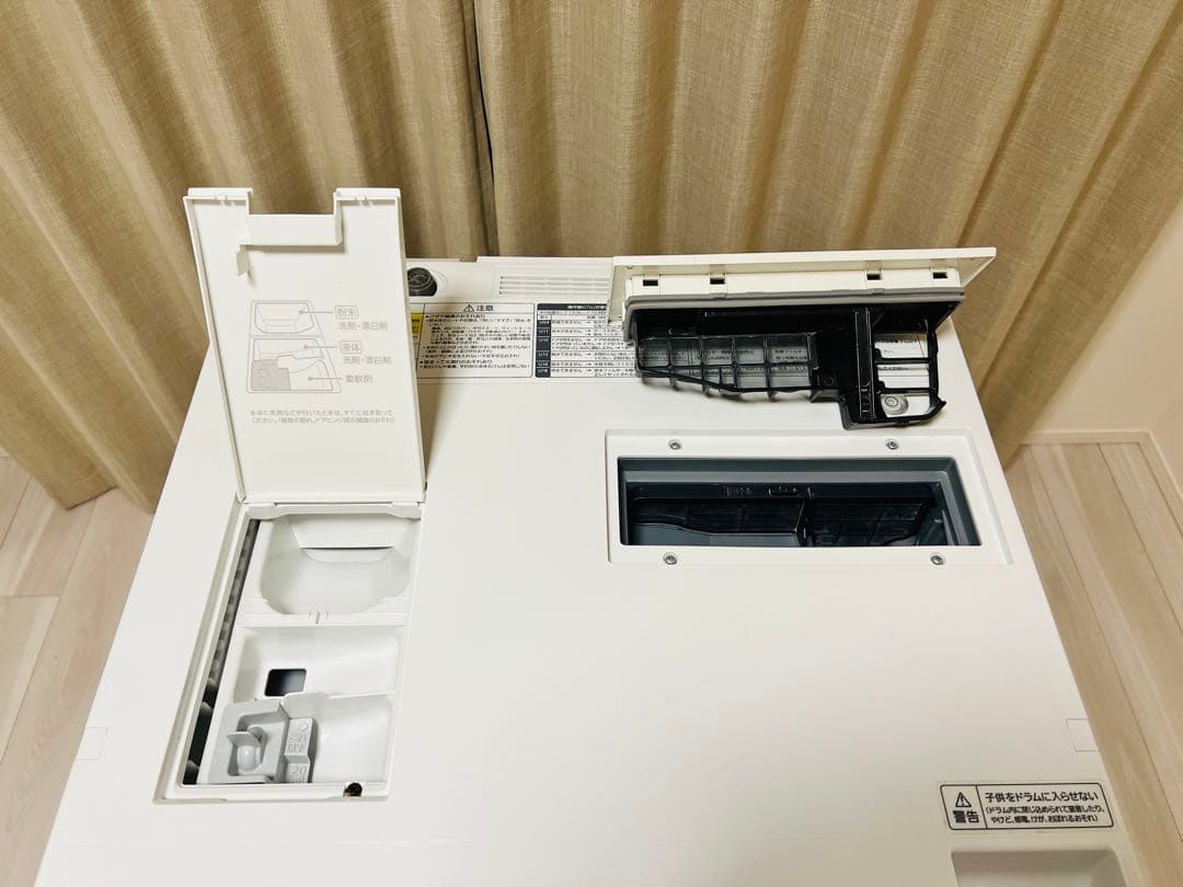 【分解洗浄済・Vベルト新品】Panasonicドラム式洗濯機NA-VG710L左