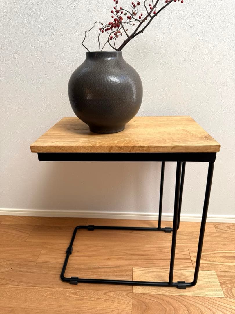 サイドテーブル・ナイトテーブル・ローテーブル LIFE FURNITURE U OAK SIDE TABLE