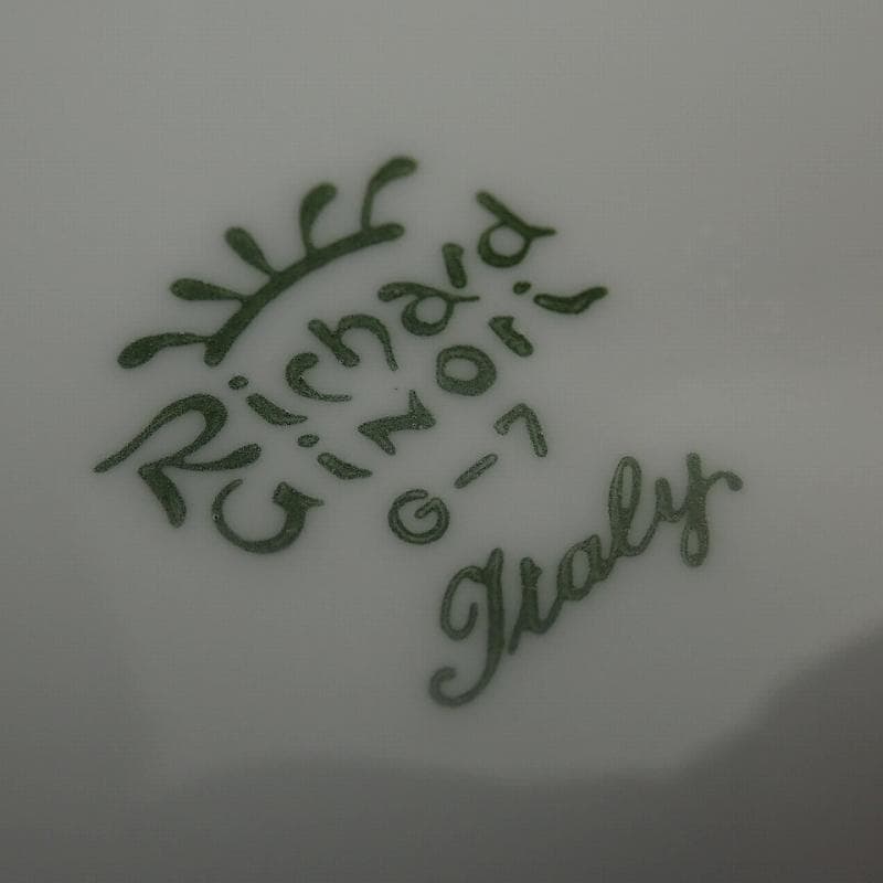 RU-6197　リチャードジノリ　ベッキオホワイト　プレート26㎝　6枚