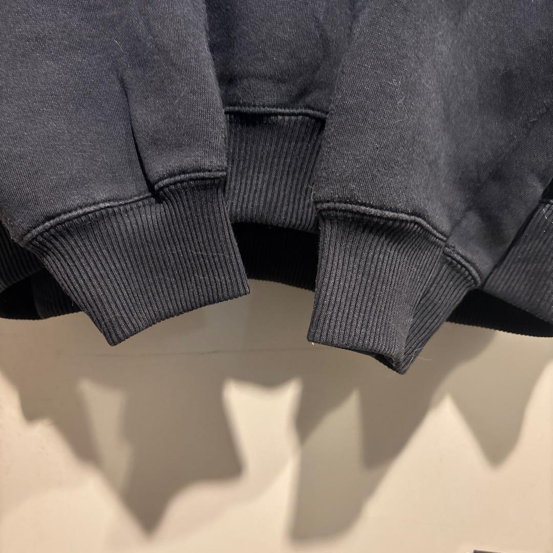 【フォロー割大歓迎】スウェット メンズ ボーダー 黒 水色 tyt スタッズ