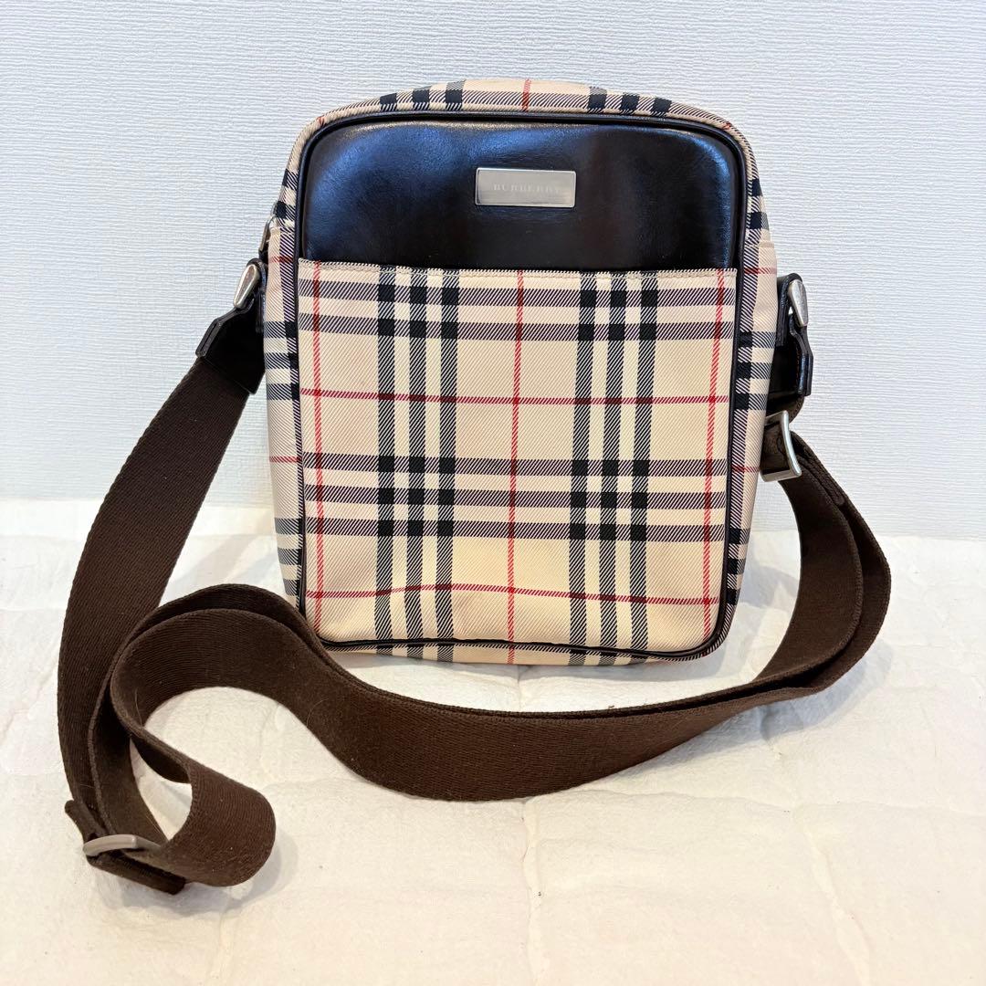 【極美品】BURBERRY バーバリー ノヴァチェック ショルダー サコッシュ