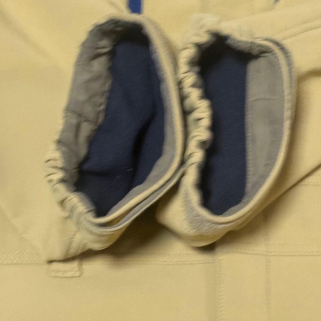 mont-bell ベージュ フルジップオーバーオール モンベル 裏起毛 ツナギ