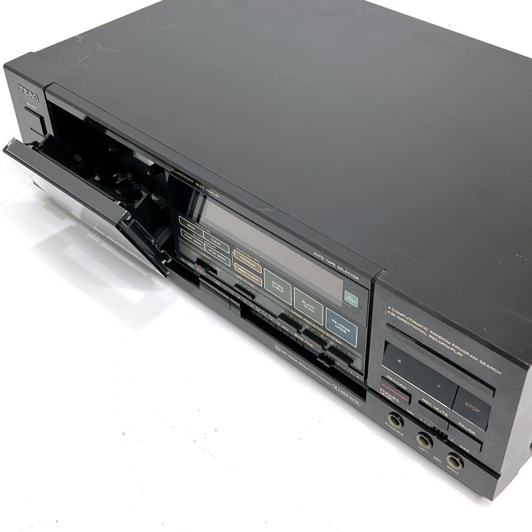 【良品・動作品】 TEAC R-606X カセットデッキ 再生OK dbx