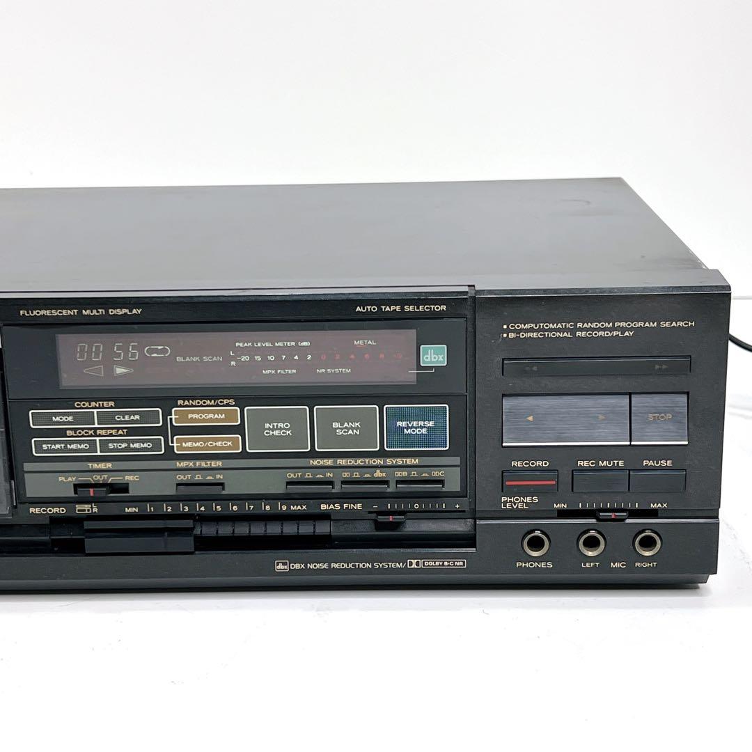 【良品・動作品】 TEAC R-606X カセットデッキ 再生OK dbx