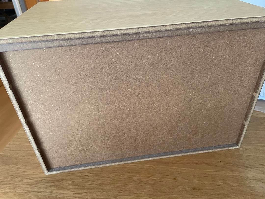 無印良品　木製収納ケース　引出し式　4段　ワイド　ナチュラル　オーク材②