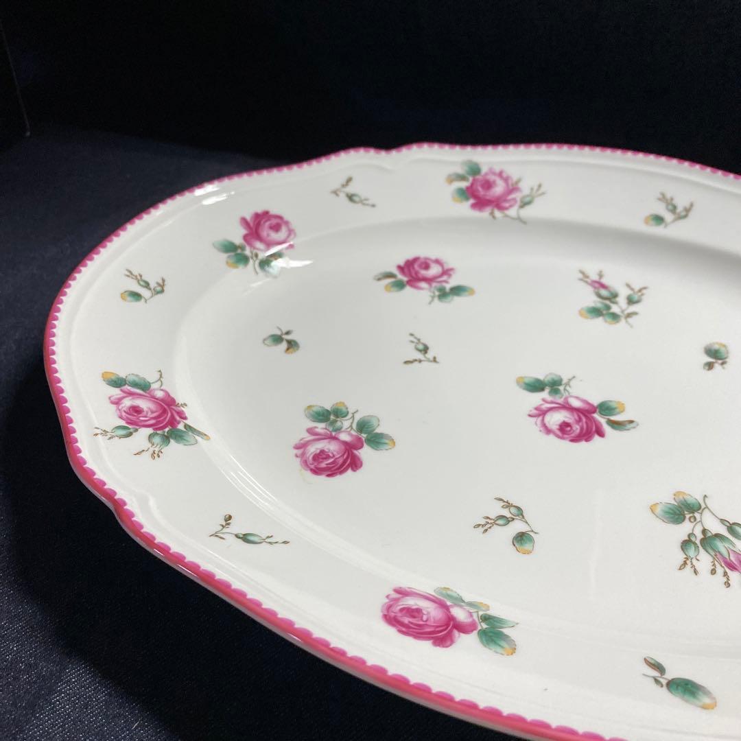 リチャードジノリリチャードジノリ　大皿　アンティックローズ オーバルプラター