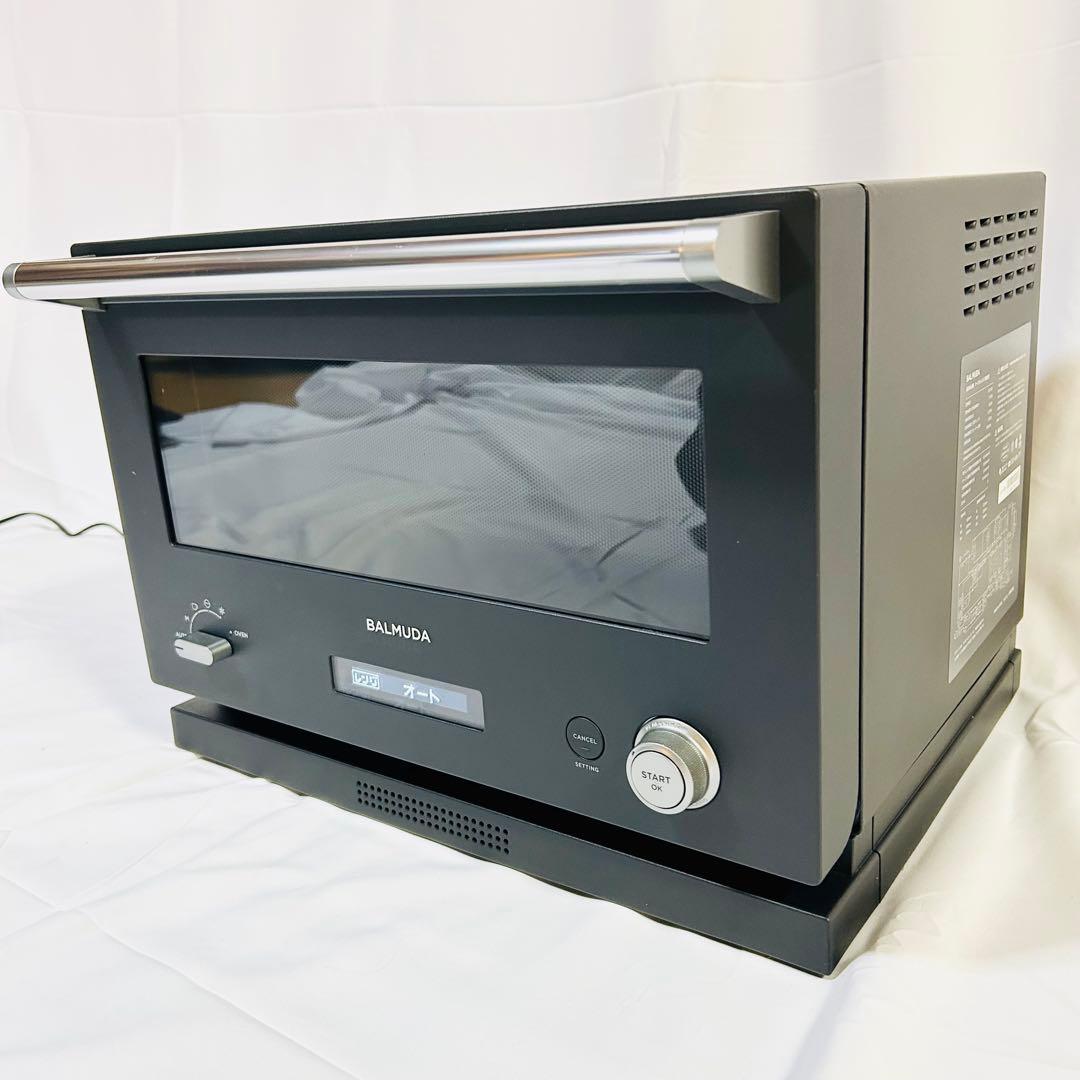 【美品】BALMUDA　バルミューダ　オーブンレンジK04A-BK