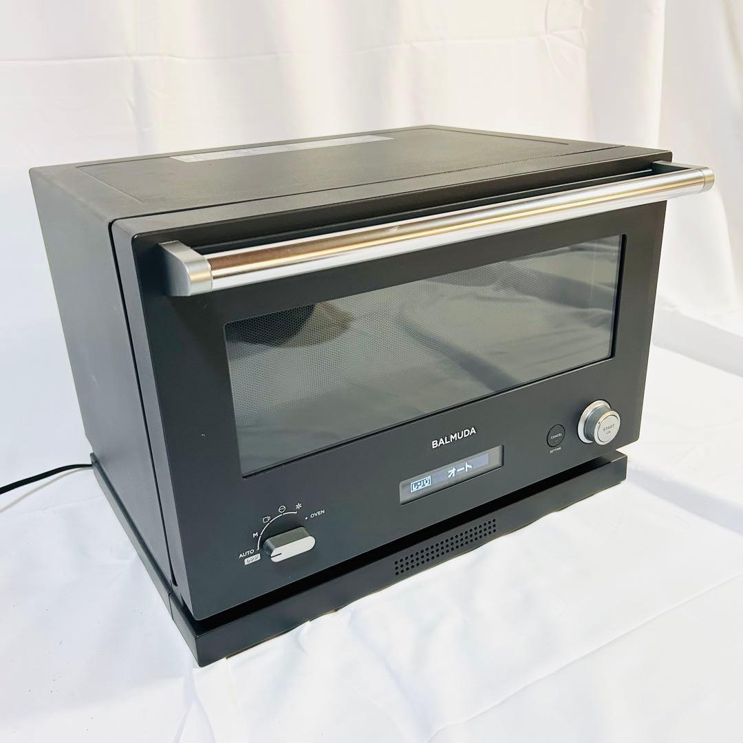 【美品】BALMUDA　バルミューダ　オーブンレンジK04A-BK