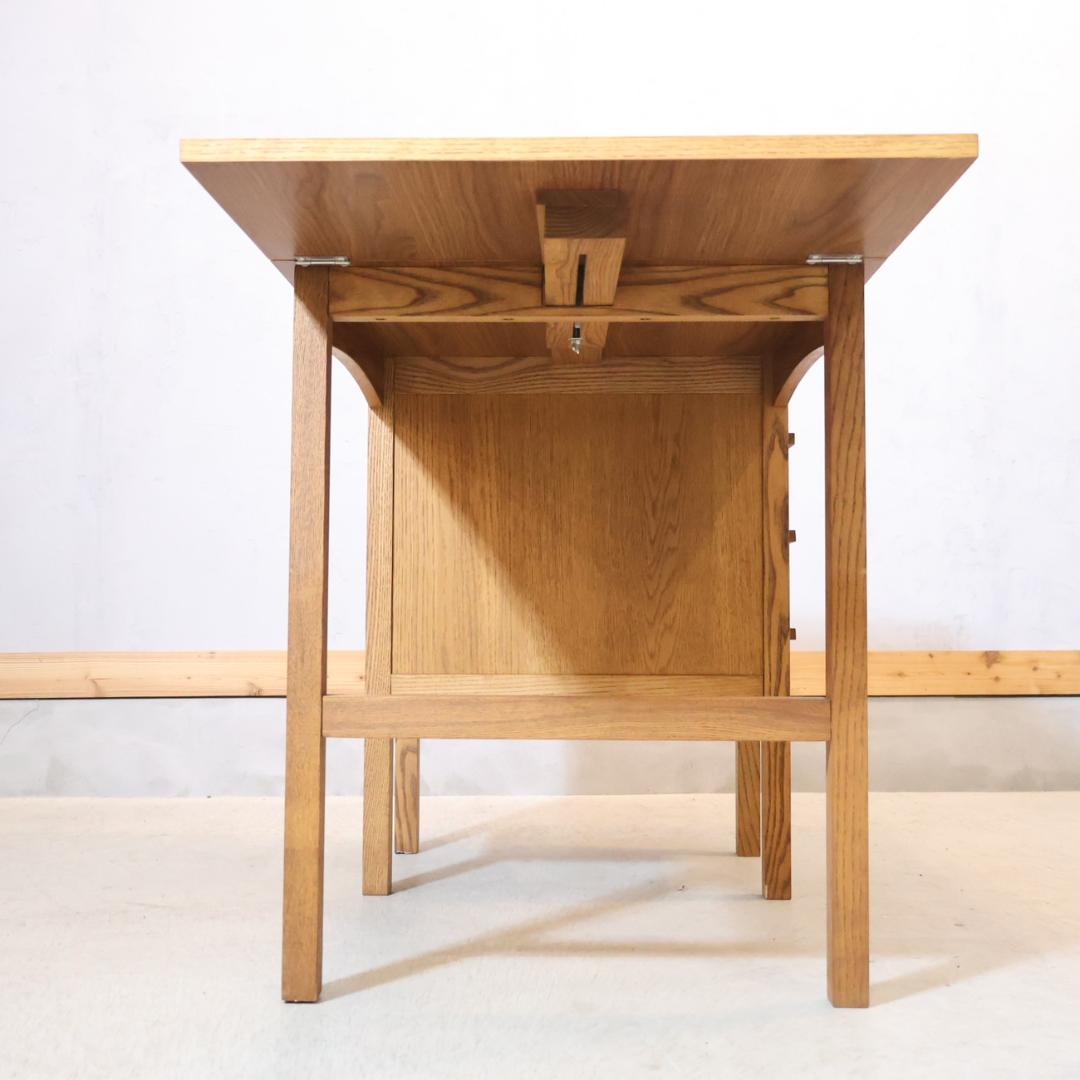 unico ウニコ 稀少 廃番品 NOTE オーク材 伸長式 PCデスク