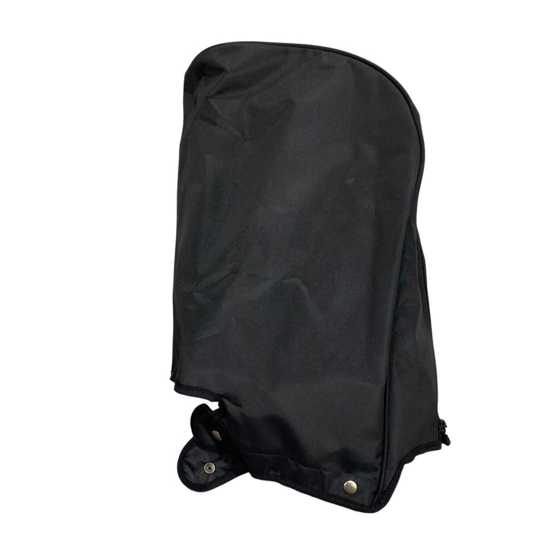 フード付き スタンド キャディバッグ ブラック 9型 7分割 ゴルフ