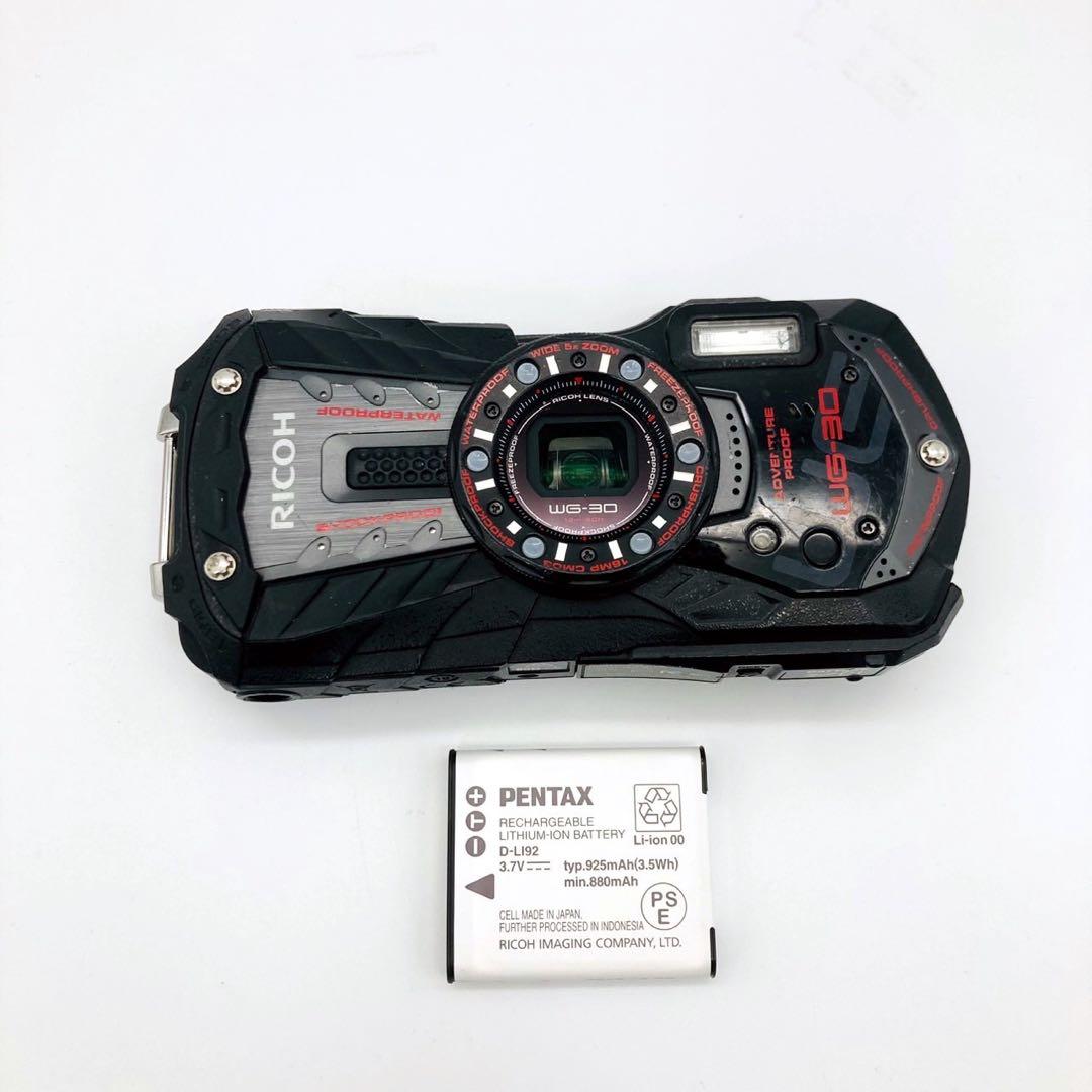 RICOH WG-30 防水 防塵 耐衝撃 デジタルカメラ 現場 アウトドア