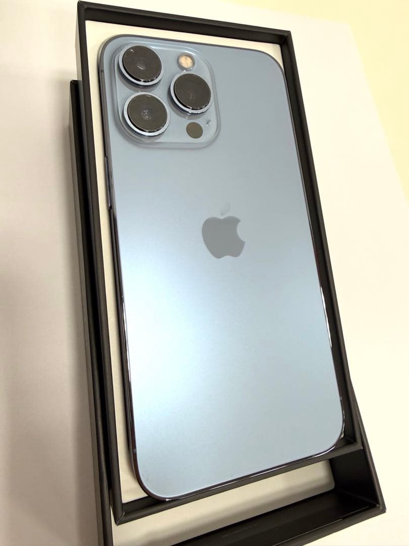 【美品】iPhone13pro／256G／シエラブルー／完済済み／SIMフリー