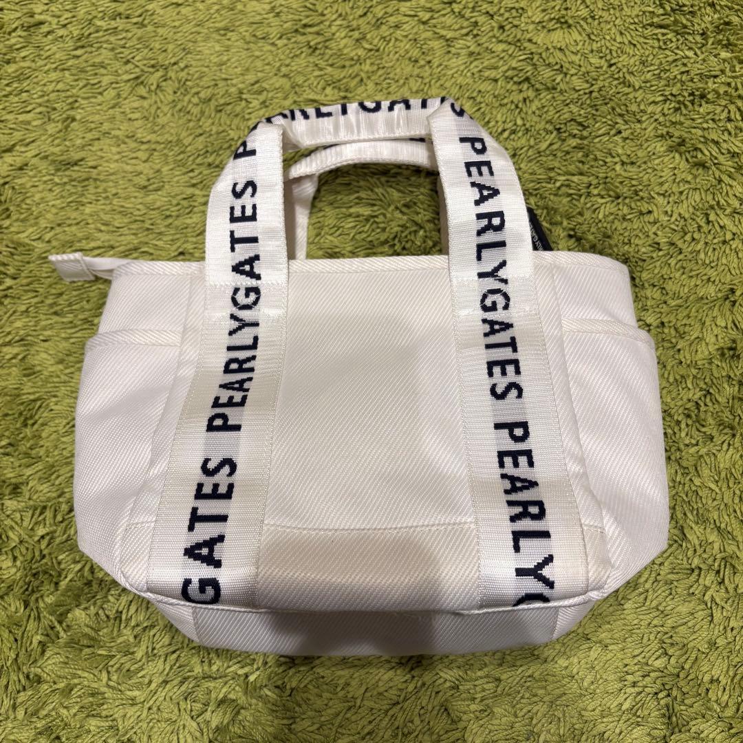 パーリーゲイツ PEARLYGATES カートバッグ ラウンドバッグ ホワイト系
