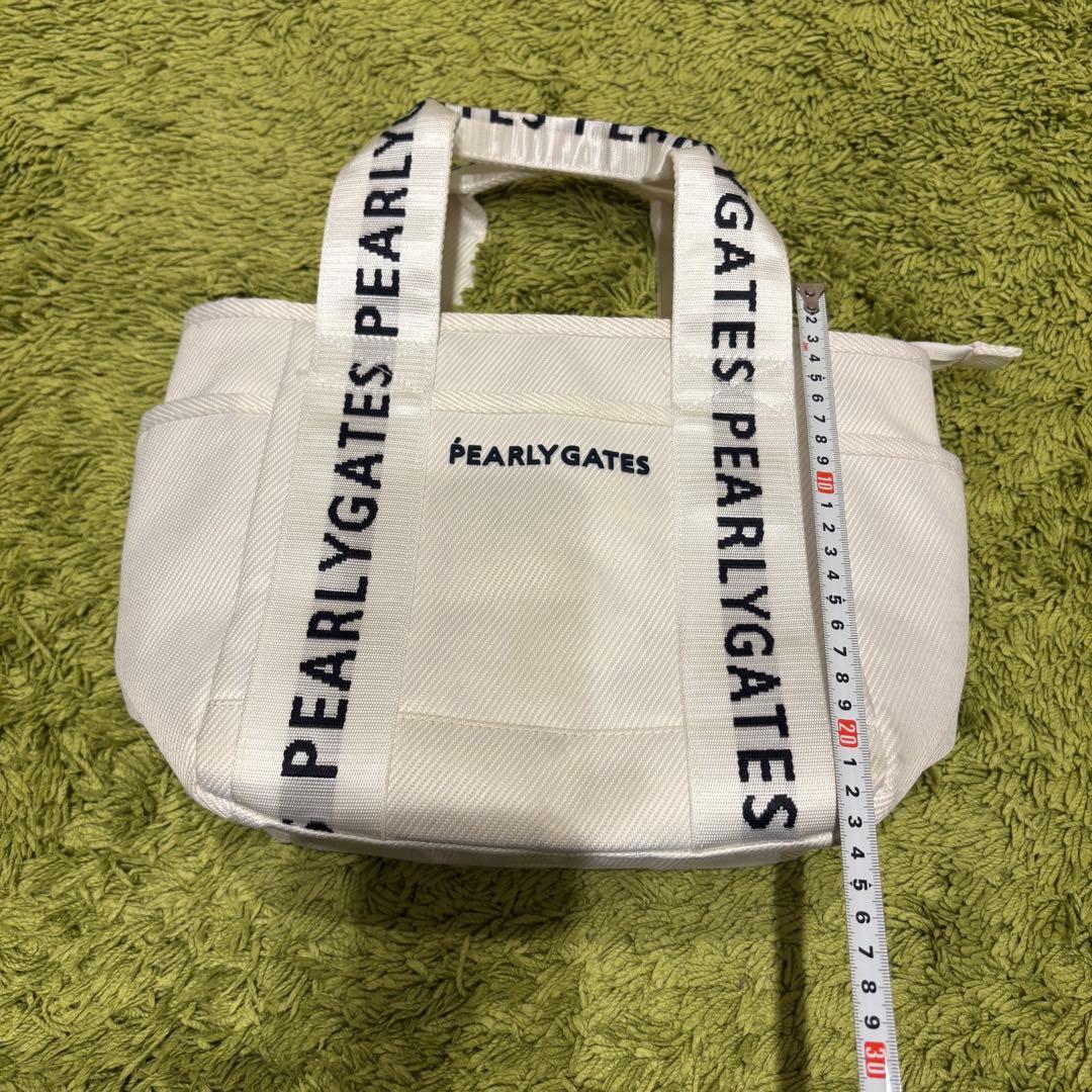 パーリーゲイツ PEARLYGATES カートバッグ ラウンドバッグ ホワイト系
