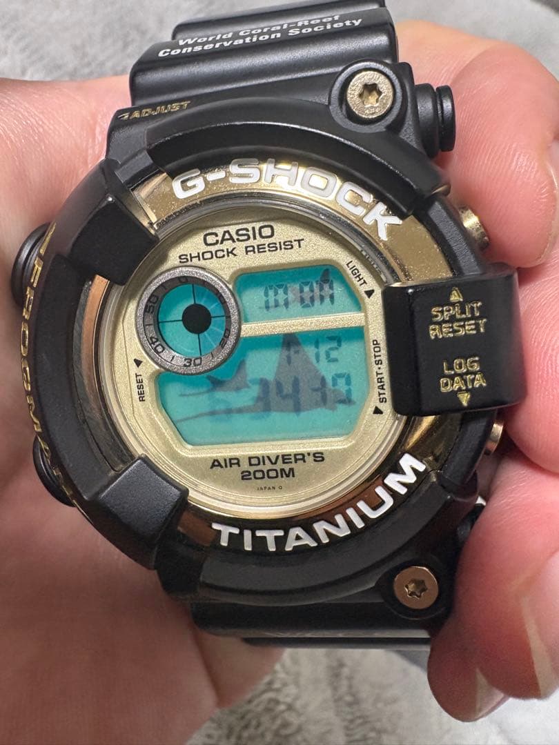 CASIO G-SHOCK フロッグマン　ブラック/ゴールド