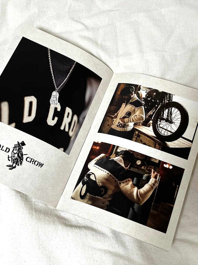 OLD CROW GLAD HAND カウチンニット