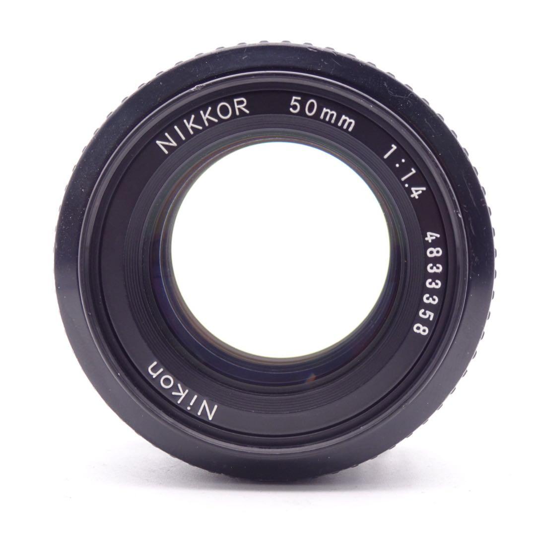 【絞りOK】 Nikon Ai Nikkor F1.4 50mm 単焦点レンズ