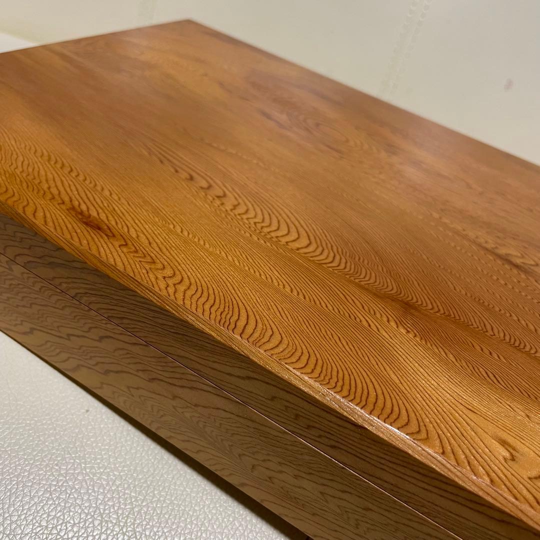 未使用品！ 屋久杉工芸 文箱 筆箱 木箱 千年の齢