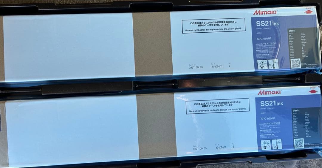 ミマキSS21インク SPC-0501 C.M.Y.K各色２本