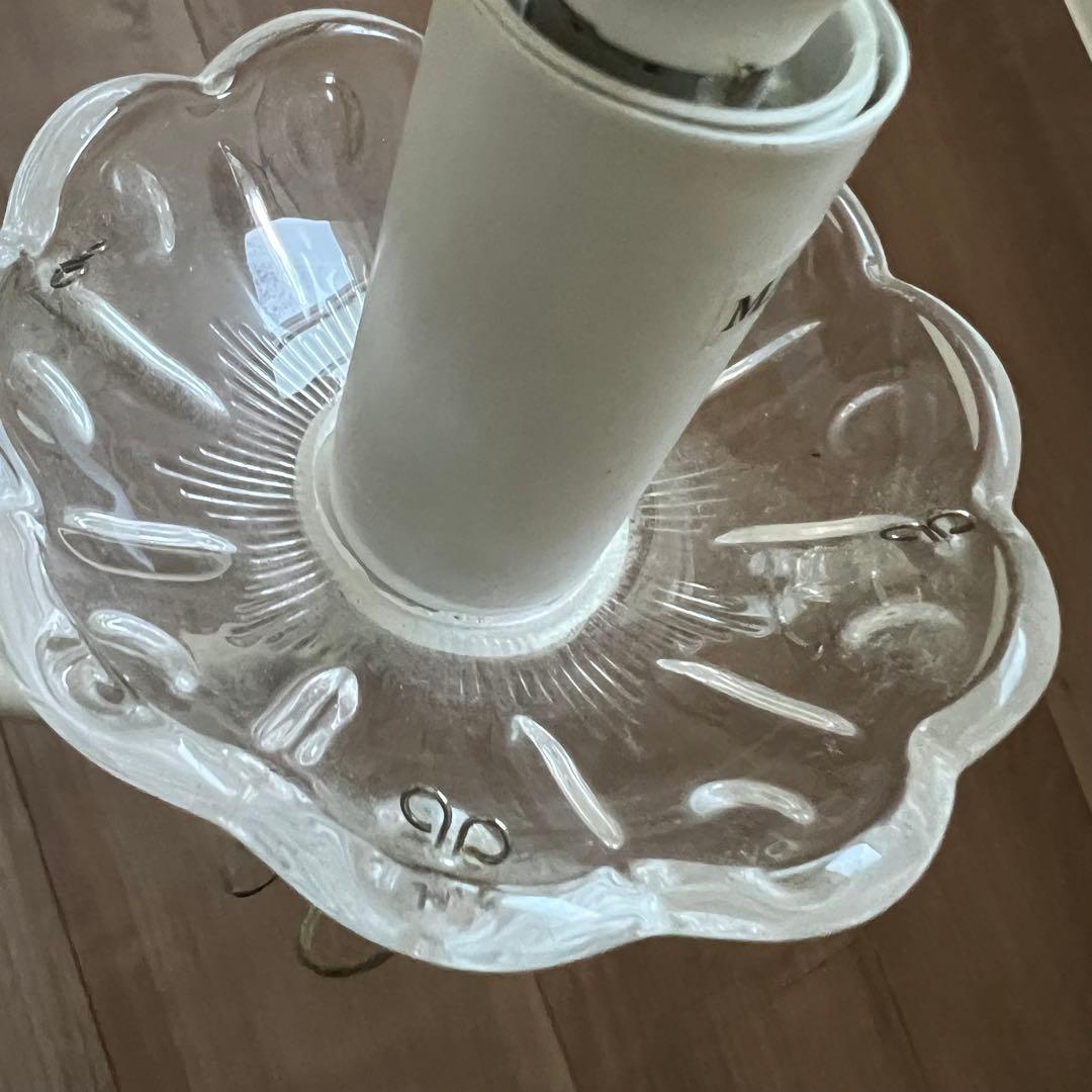 IKEA FYRTIO シャンデリア5灯 ホワイト 電球付き 北欧 クリスタル調